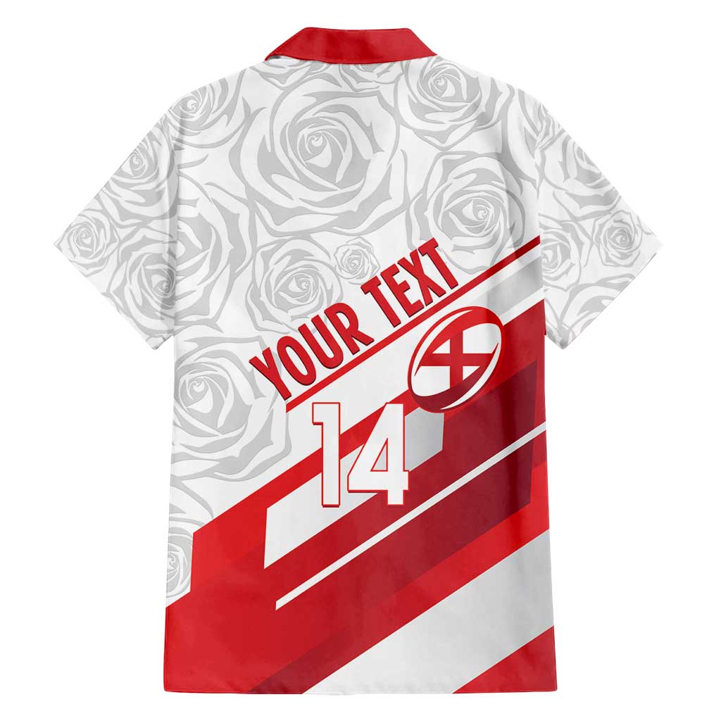 England Rugby Custom Family Matching Long Sleeve Bodycon Dress and Hawaiian Shirt 2025 Come On Red Roses - Wonder Print Shop