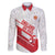 England Rugby Custom Family Matching Long Sleeve Bodycon Dress and Hawaiian Shirt 2025 Come On Red Roses - Wonder Print Shop