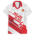 England Rugby Custom Family Matching Off The Shoulder Long Sleeve Dress and Hawaiian Shirt 2025 Come On Red Roses - Wonder Print Shop