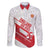 England Rugby Custom Family Matching Puletasi and Hawaiian Shirt 2025 Come On Red Roses - Wonder Print Shop