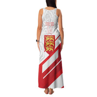 England Rugby Custom Family Matching Tank Maxi Dress and Hawaiian Shirt 2025 Come On Red Roses - Wonder Print Shop