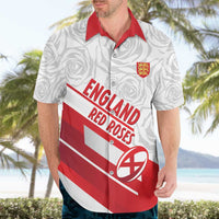 England Rugby Custom Hawaiian Shirt 2025 Come On Red Roses - Wonder Print Shop