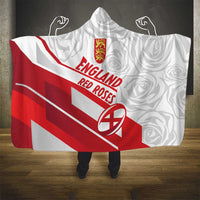 England Rugby Hooded Blanket 2025 Come On Red Roses - Wonder Print Shop