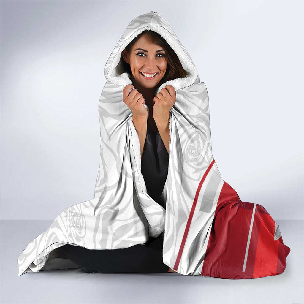 England Rugby Hooded Blanket 2025 Come On Red Roses - Wonder Print Shop