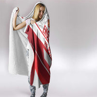 England Rugby Hooded Blanket 2025 Come On Red Roses - Wonder Print Shop