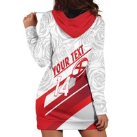 England Rugby Custom Hoodie Dress 2025 Come On Red Roses - Wonder Print Shop