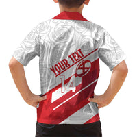 England Rugby Custom Kid Hawaiian Shirt 2025 Come On Red Roses - Wonder Print Shop