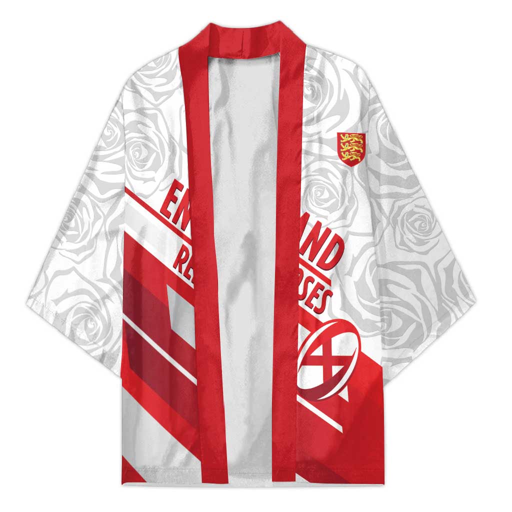 England Rugby Custom Kimono 2025 Come On Red Roses - Wonder Print Shop