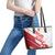 England Rugby Leather Tote Bag 2025 Come On Red Roses - Wonder Print Shop