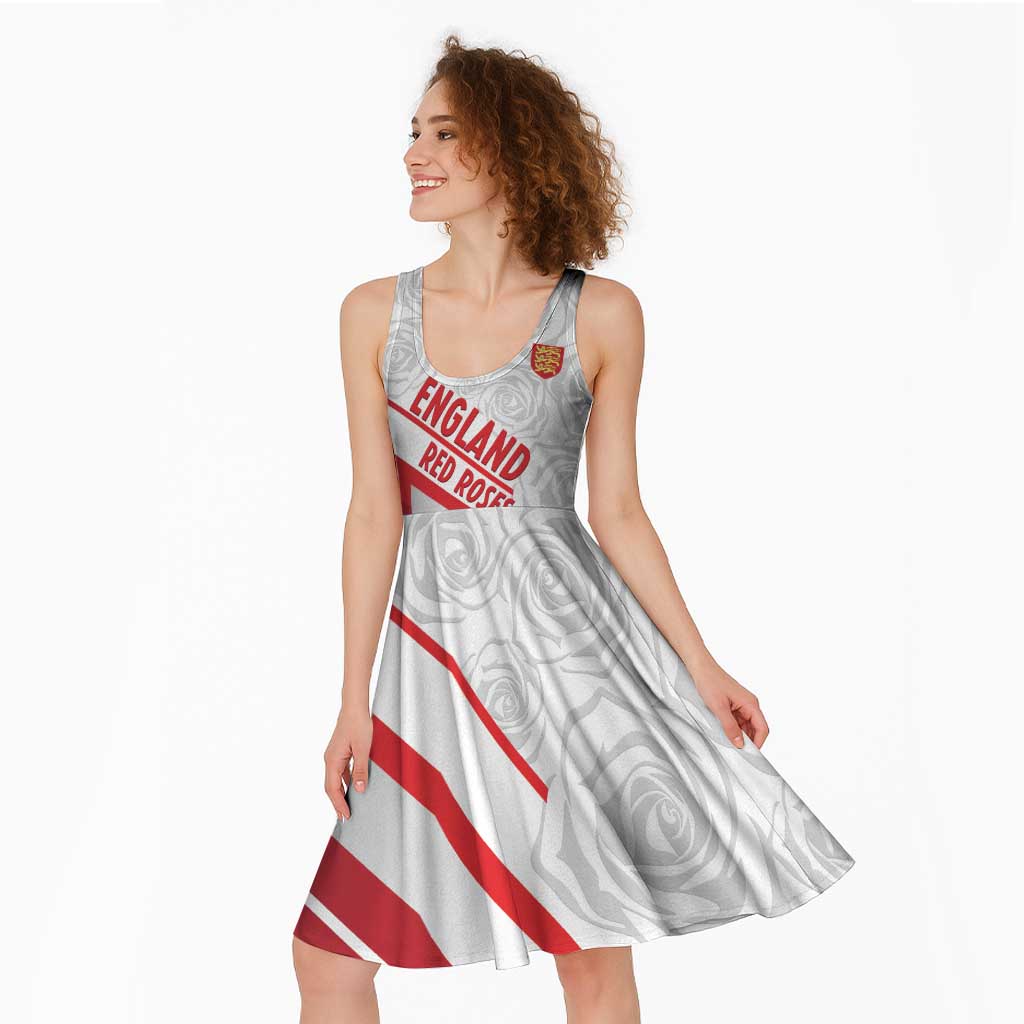 England Rugby Custom Midi Dress 2025 Come On Red Roses - Wonder Print Shop