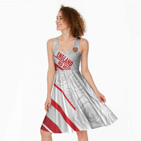 England Rugby Custom Midi Dress 2025 Come On Red Roses - Wonder Print Shop