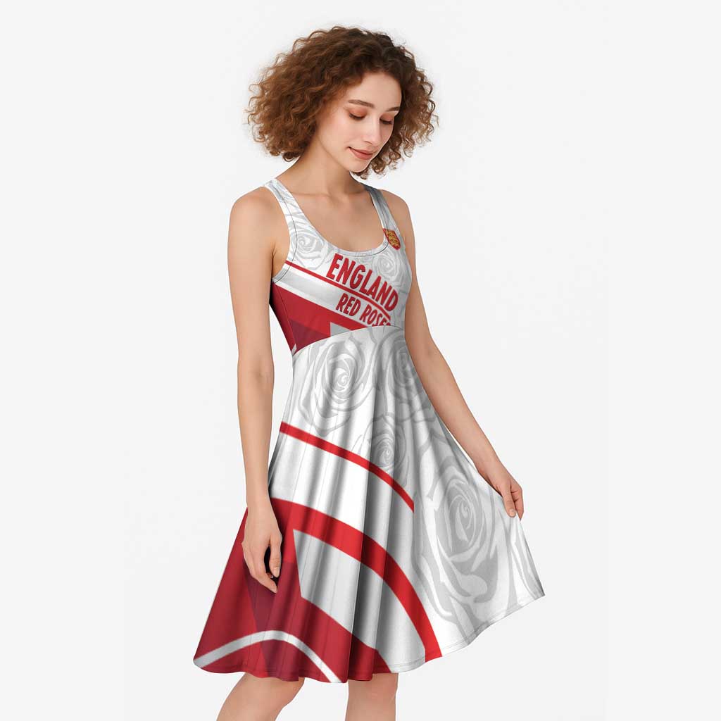 England Rugby Custom Midi Dress 2025 Come On Red Roses - Wonder Print Shop