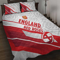 England Rugby Quilt Bed Set 2025 Come On Red Roses - Wonder Print Shop