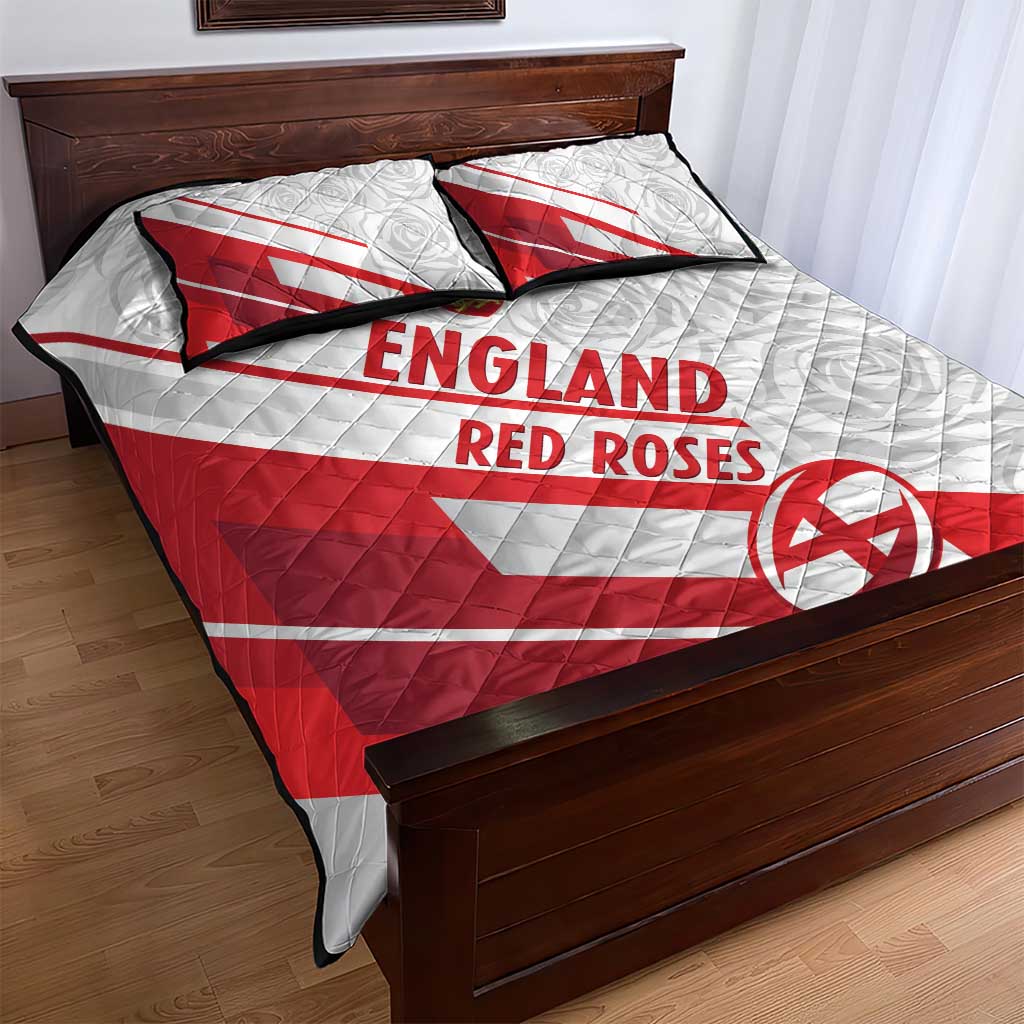England Rugby Quilt Bed Set 2025 Come On Red Roses - Wonder Print Shop