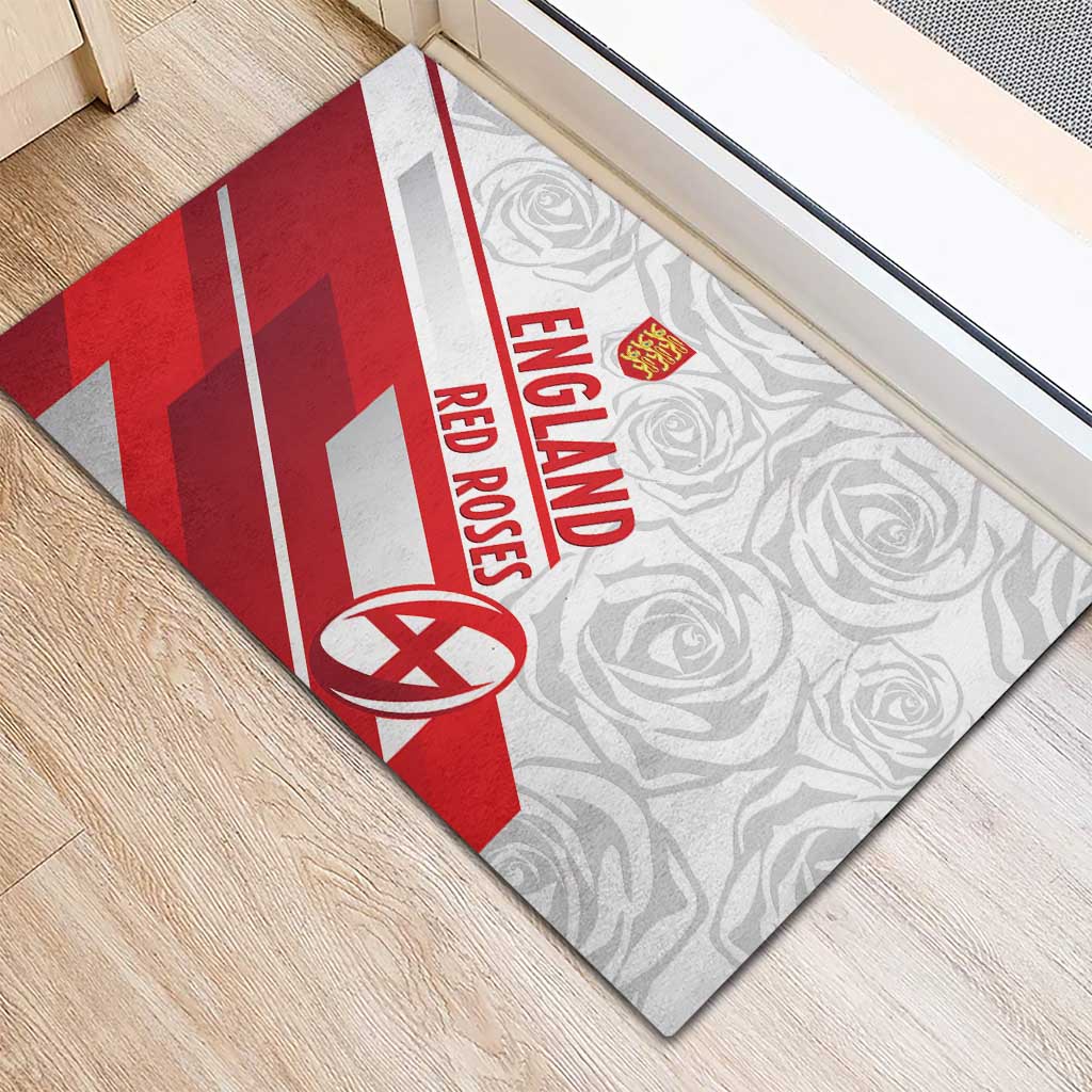 England Rugby Rubber Doormat 2025 Come On Red Roses - Wonder Print Shop