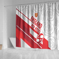 England Rugby Shower Curtain 2025 Come On Red Roses - Wonder Print Shop