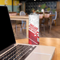 England Rugby Custom Skinny Tumbler 2025 Come On Red Roses - Wonder Print Shop