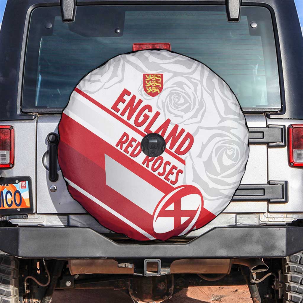 England Rugby Spare Tire Cover 2025 Come On Red Roses - Wonder Print Shop