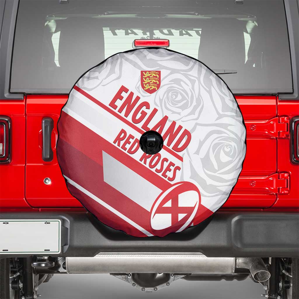 England Rugby Spare Tire Cover 2025 Come On Red Roses - Wonder Print Shop