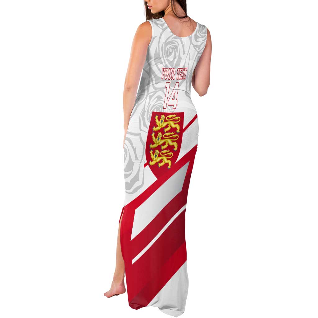 England Rugby Custom Tank Maxi Dress 2025 Come On Red Roses - Wonder Print Shop