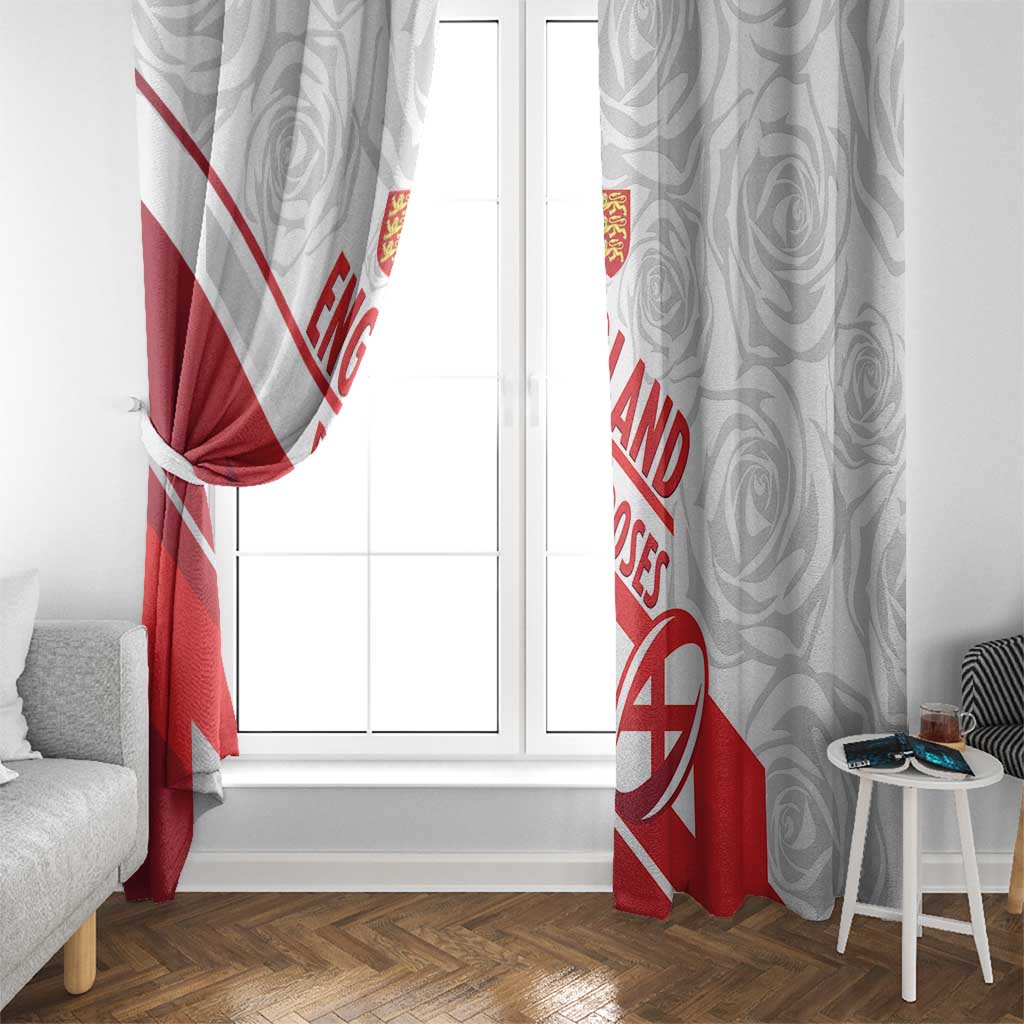 England Rugby Window Curtain 2025 Come On Red Roses - Wonder Print Shop