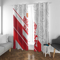 England Rugby Window Curtain 2025 Come On Red Roses - Wonder Print Shop