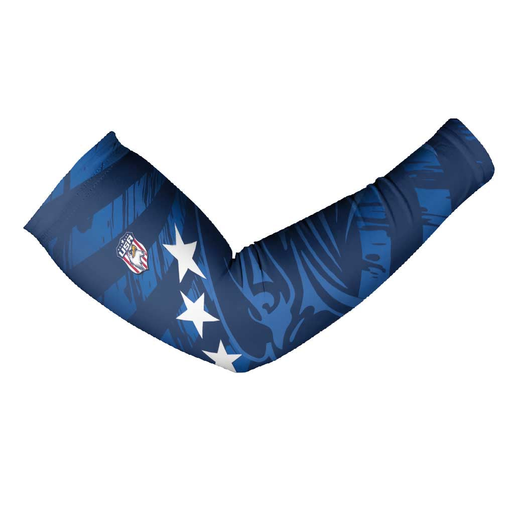 United States Rugby Custom Arm Sleeves USA Eagle Go Champions - Wonder Print Shop