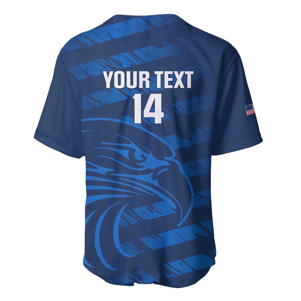 United States Rugby Custom Baseball Jersey USA Eagle Go Champions - Wonder Print Shop