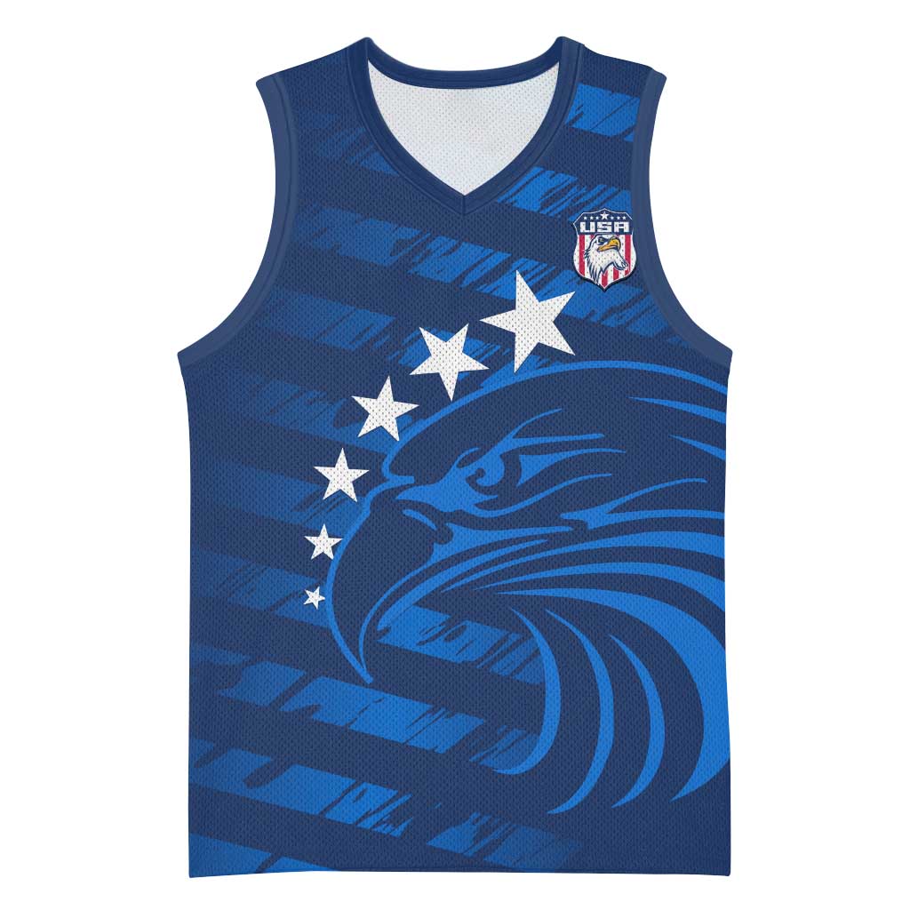 United States Rugby Custom Basketball Jersey USA Eagle Go Champions - Wonder Print Shop