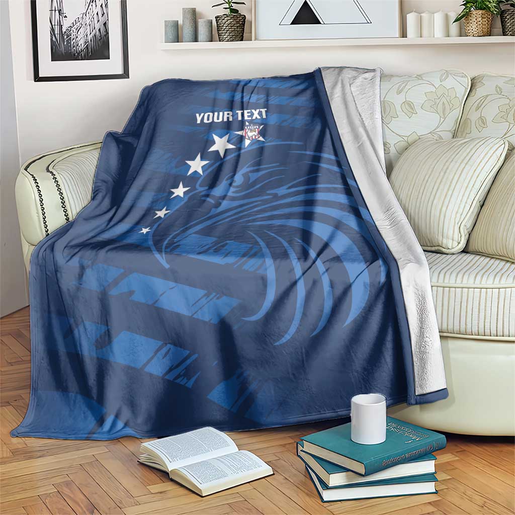 United States Rugby Custom Blanket USA Eagle Go Champions - Wonder Print Shop