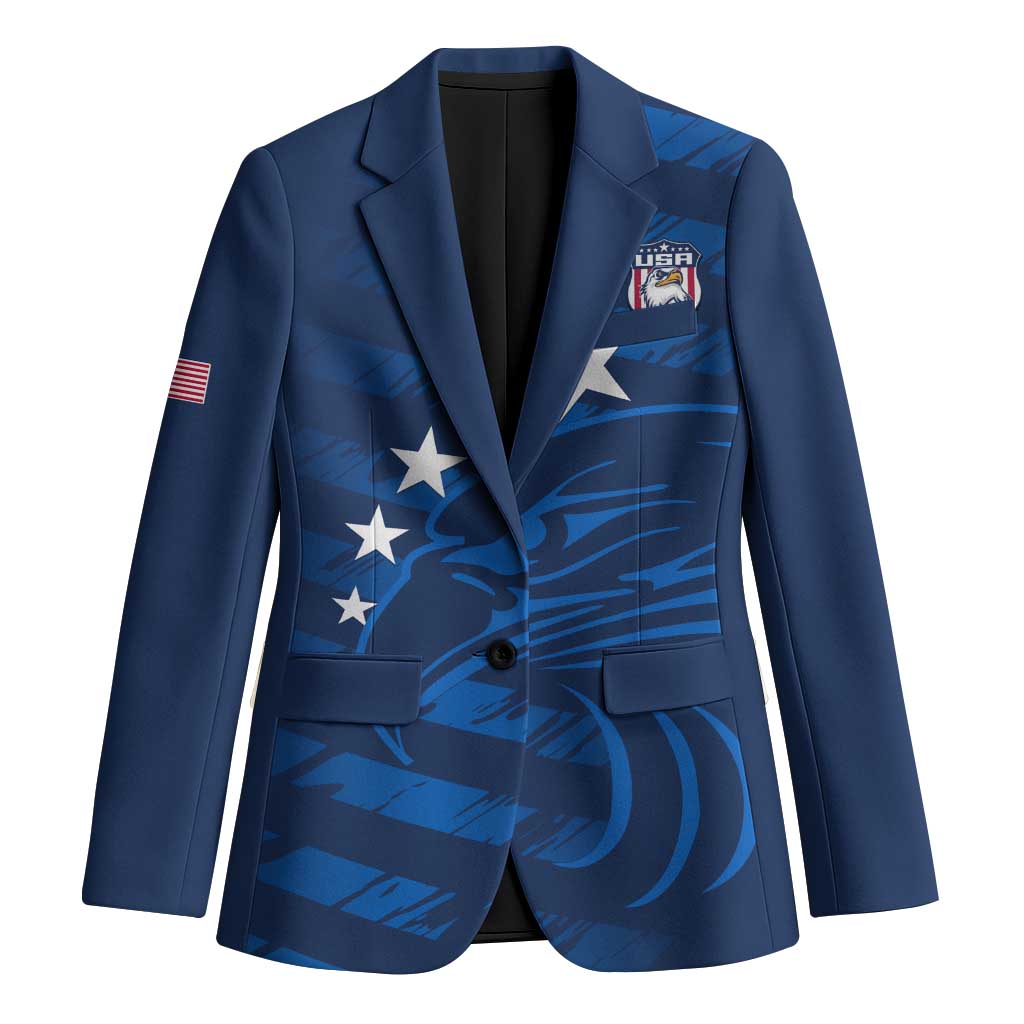United States Rugby Custom Blazer USA Eagle Go Champions - Wonder Print Shop