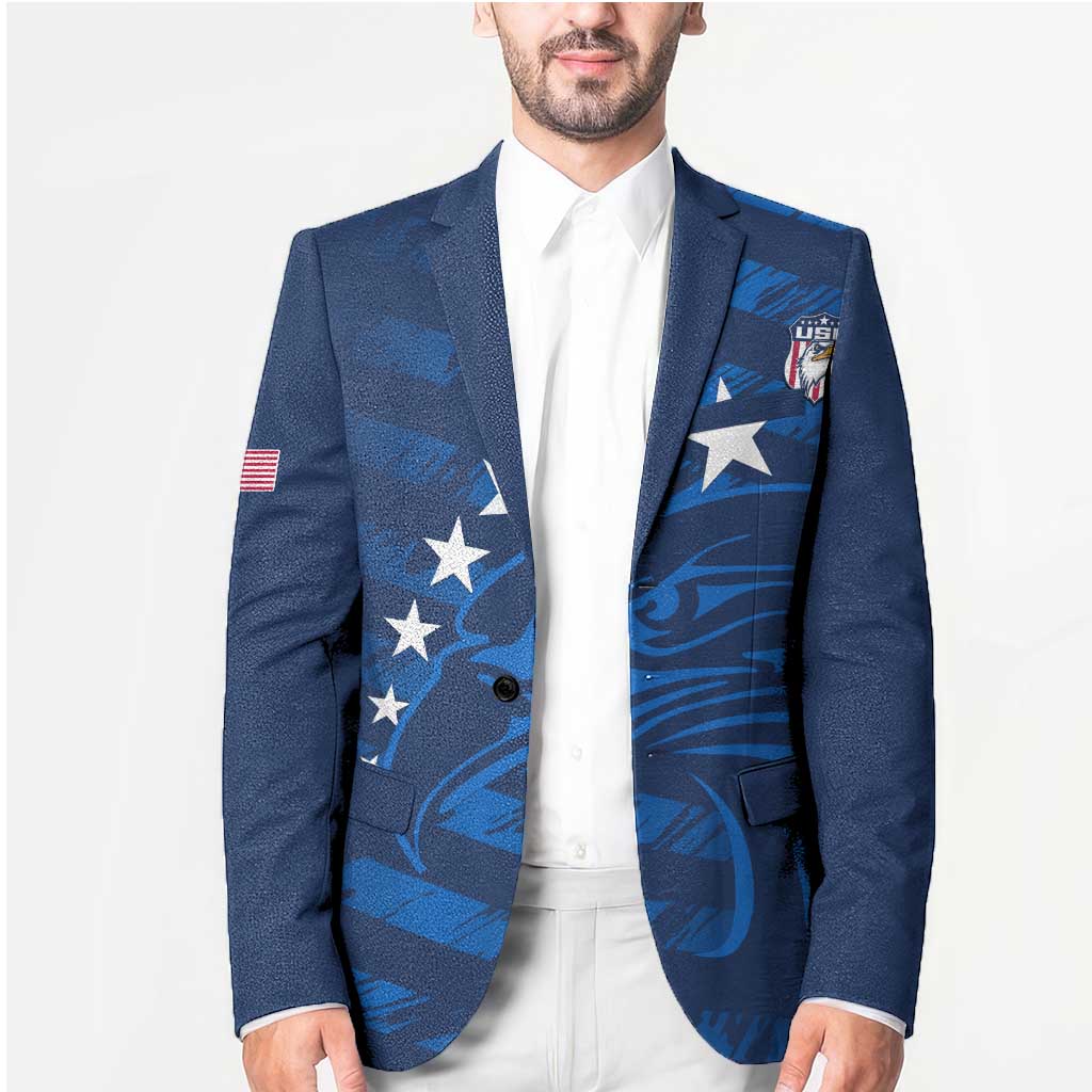 United States Rugby Custom Blazer USA Eagle Go Champions - Wonder Print Shop
