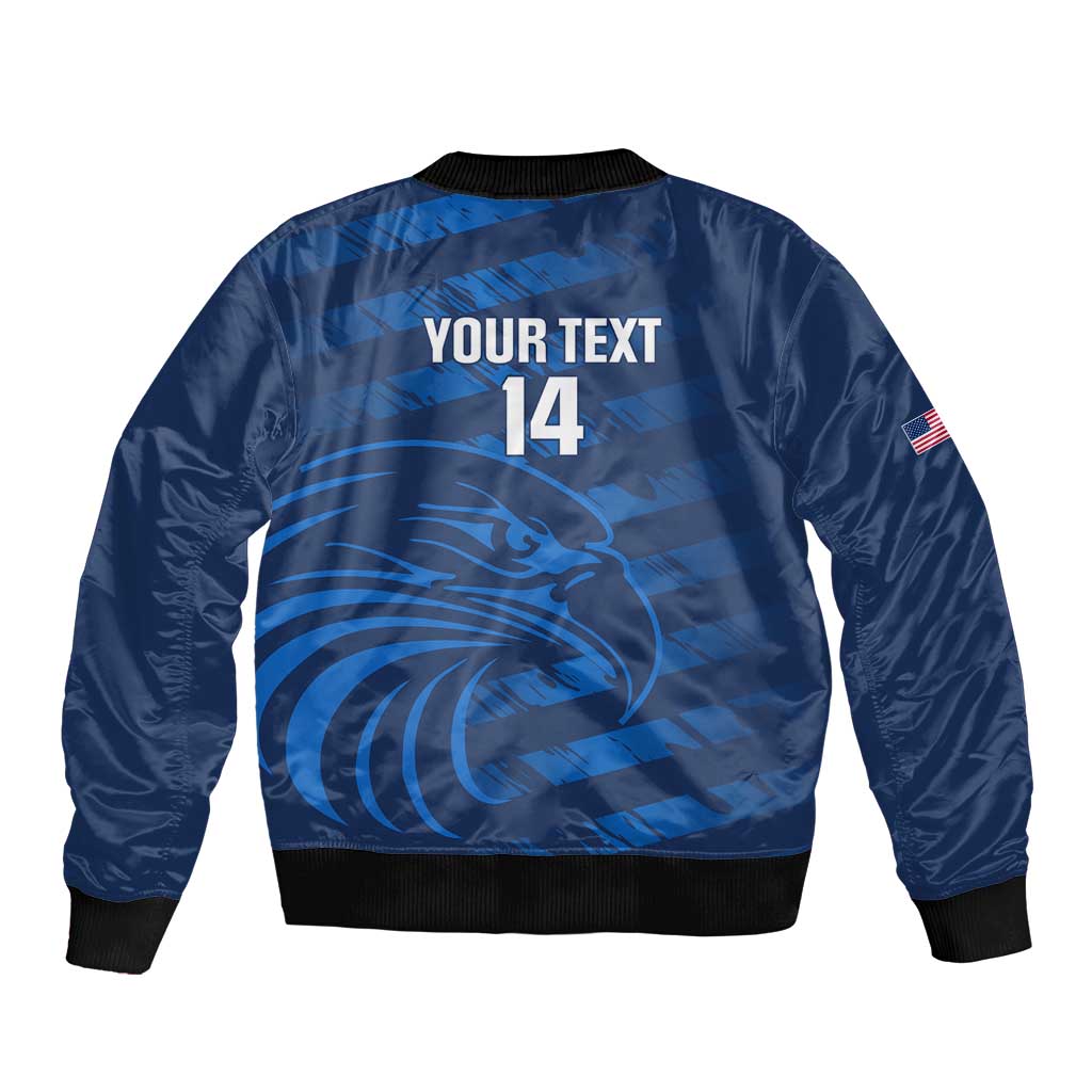 United States Rugby Custom Bomber Jacket USA Eagle Go Champions - Wonder Print Shop