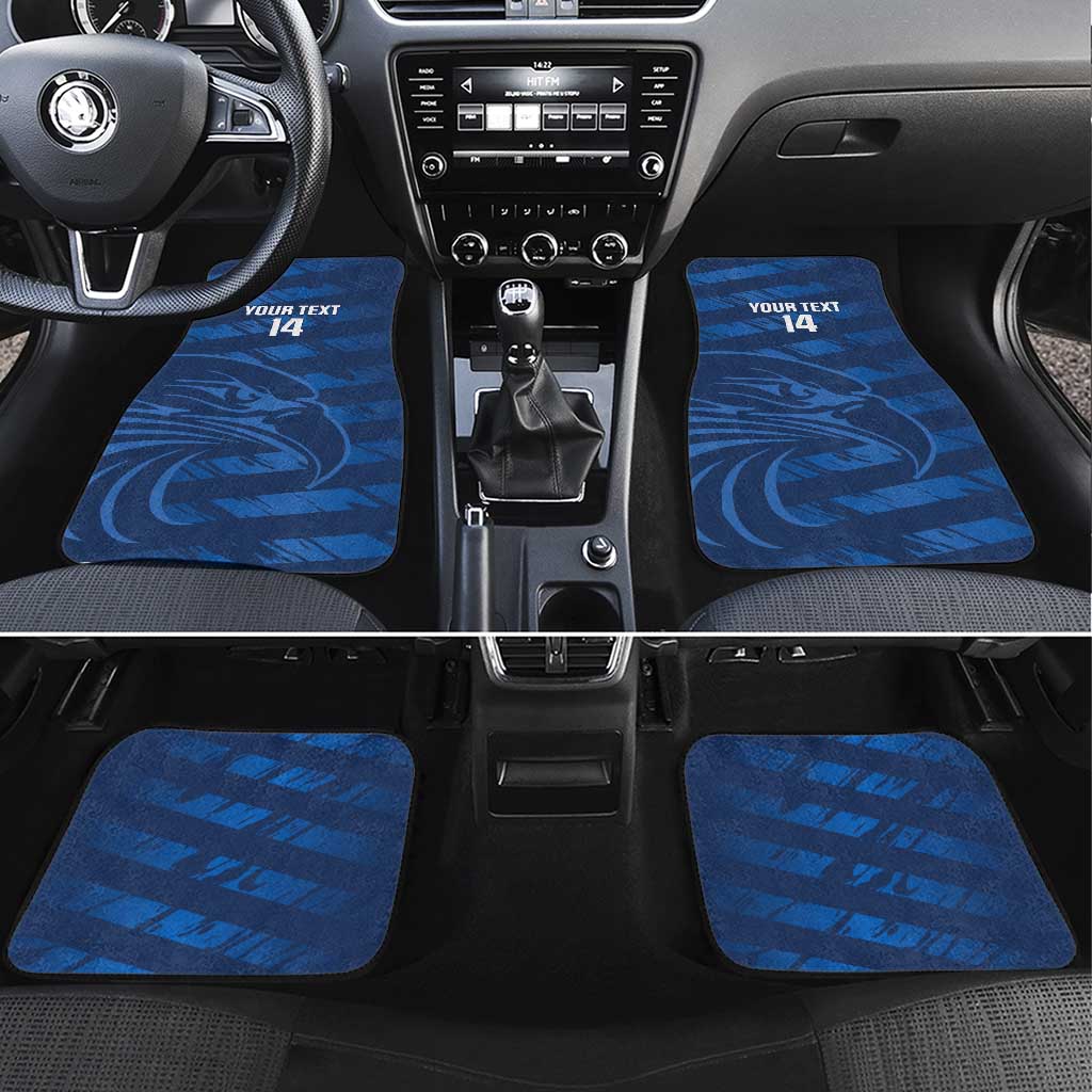 United States Rugby Custom Car Mats USA Eagle Go Champions - Wonder Print Shop