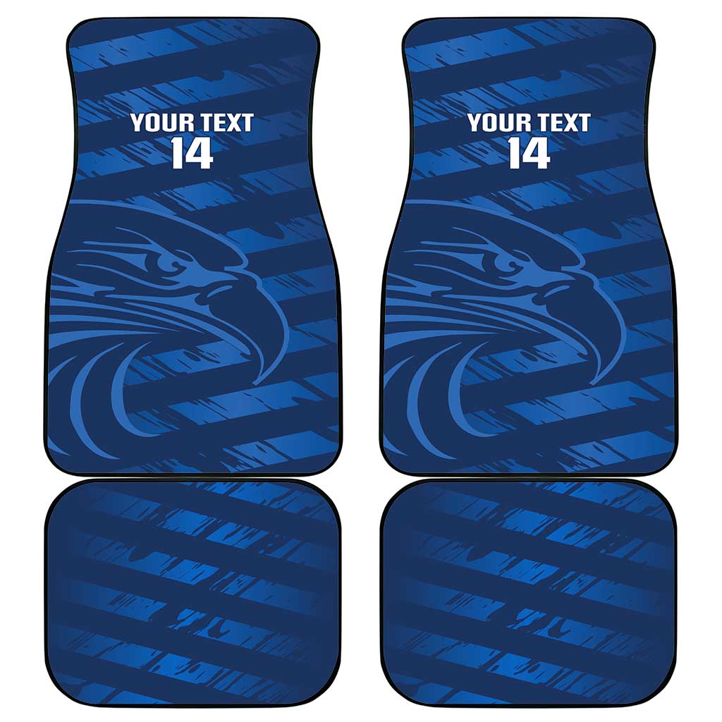 United States Rugby Custom Car Mats USA Eagle Go Champions - Wonder Print Shop