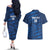 United States Rugby Custom Couples Matching Off The Shoulder Long Sleeve Dress and Hawaiian Shirt USA Eagle Go Champions - Wonder Print Shop