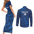United States Rugby Custom Couples Matching Short Sleeve Bodycon Dress and Long Sleeve Button Shirt USA Eagle Go Champions - Wonder Print Shop