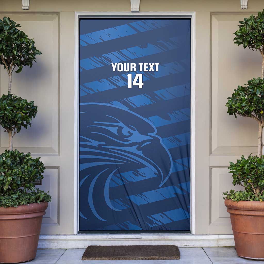 United States Rugby Custom Door Cover USA Eagle Go Champions - Wonder Print Shop