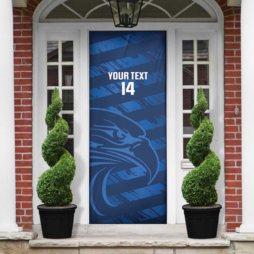 United States Rugby Custom Door Cover USA Eagle Go Champions - Wonder Print Shop