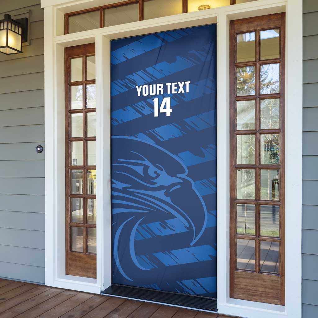 United States Rugby Custom Door Cover USA Eagle Go Champions - Wonder Print Shop