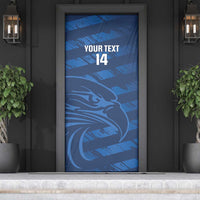 United States Rugby Custom Door Cover USA Eagle Go Champions - Wonder Print Shop
