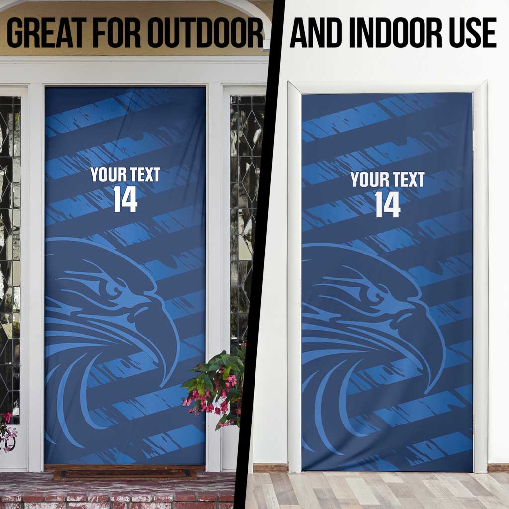United States Rugby Custom Door Cover USA Eagle Go Champions - Wonder Print Shop