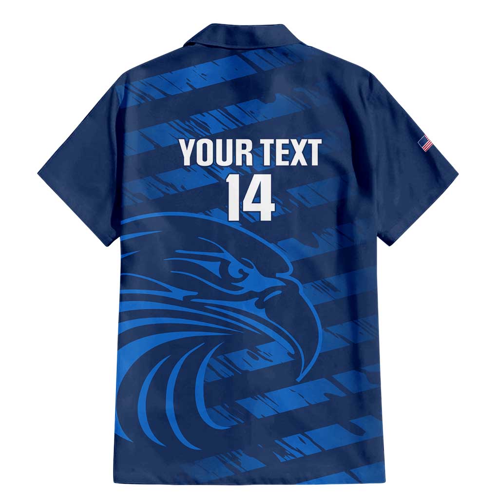 United States Rugby Custom Family Matching Mermaid Dress and Hawaiian Shirt USA Eagle Go Champions - Wonder Print Shop