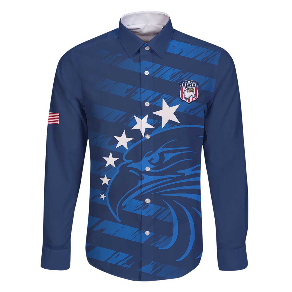 United States Rugby Custom Family Matching Tank Maxi Dress and Hawaiian Shirt USA Eagle Go Champions - Wonder Print Shop