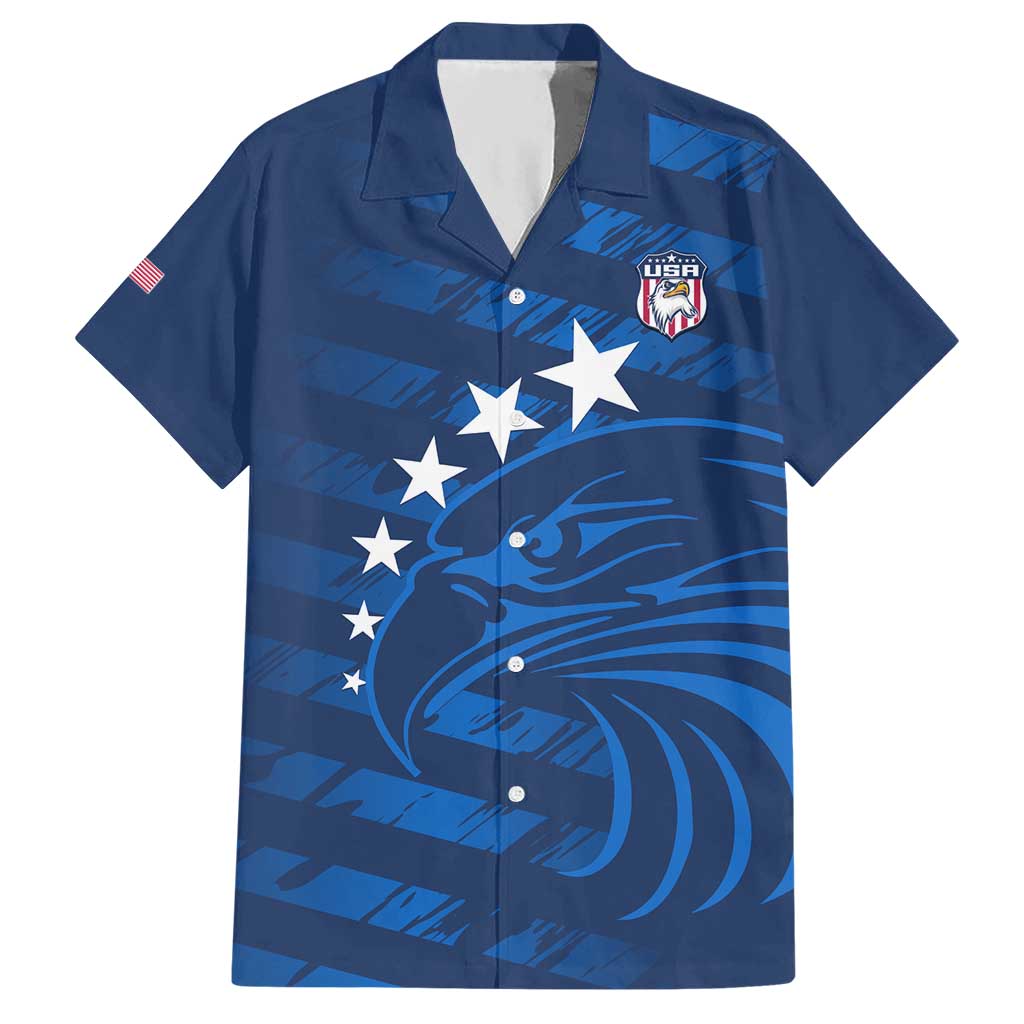 United States Rugby Custom Hawaiian Shirt USA Eagle Go Champions - Wonder Print Shop