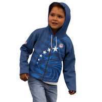 United States Rugby Custom Kid Hoodie USA Eagle Go Champions - Wonder Print Shop