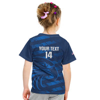 United States Rugby Custom Kid T Shirt USA Eagle Go Champions - Wonder Print Shop