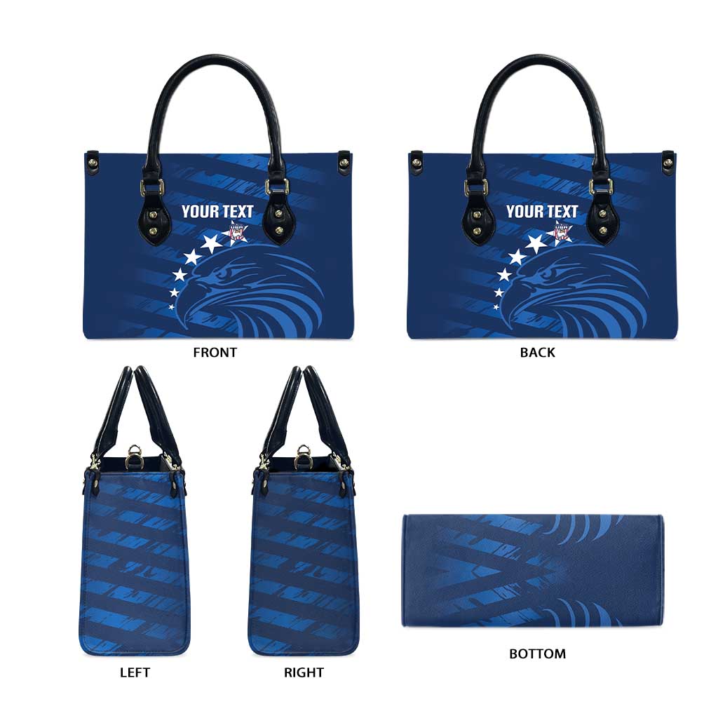 United States Rugby Custom Leather Bag USA Eagle Go Champions - Wonder Print Shop
