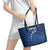 United States Rugby Custom Leather Tote Bag USA Eagle Go Champions - Wonder Print Shop