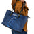United States Rugby Custom Leather Tote Bag USA Eagle Go Champions - Wonder Print Shop